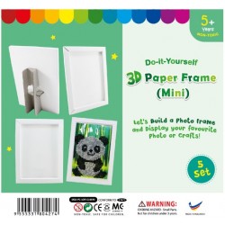 3D Paper Frame - Mini 5 Pack 3D Paper Frame - Mini 5 Pack
